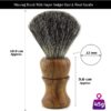 Deluxe Wooden Shaving Kit for Men
