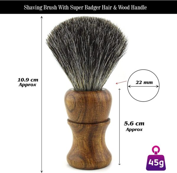 Deluxe Wooden Shaving Kit for Men