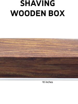 Deluxe Wooden Shaving Kit for Men