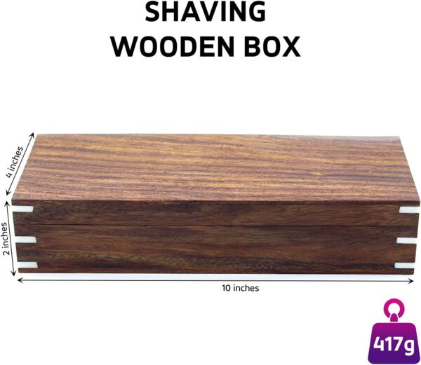 Deluxe Wooden Shaving Kit for Men