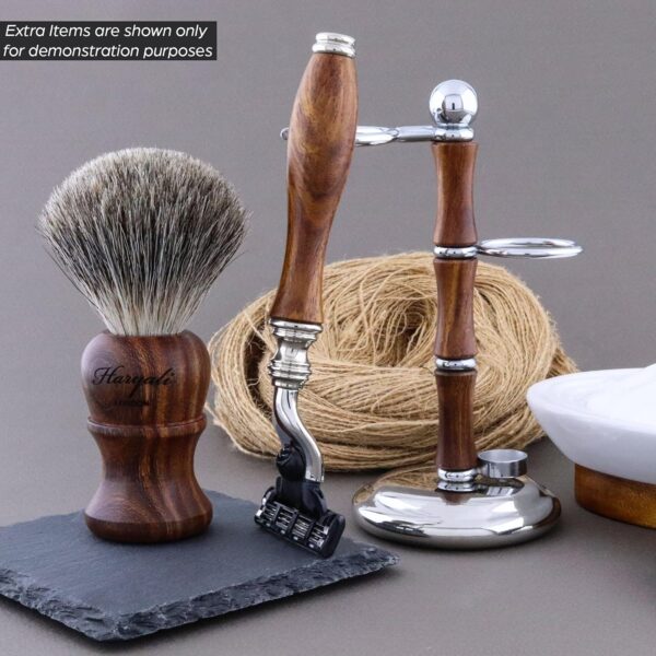 Men's Wooden Shaving Kit